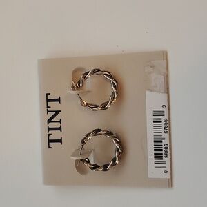 Wrapped hoop earrings